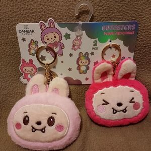 Danbar Global Bunny Plush Keychains Set